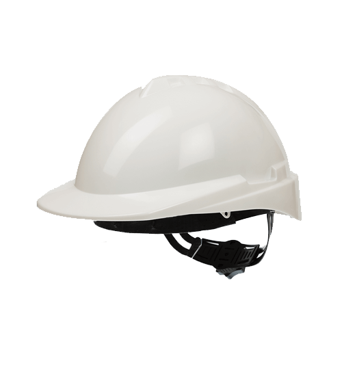 Casco De Seguridad Blanco Con Arnes